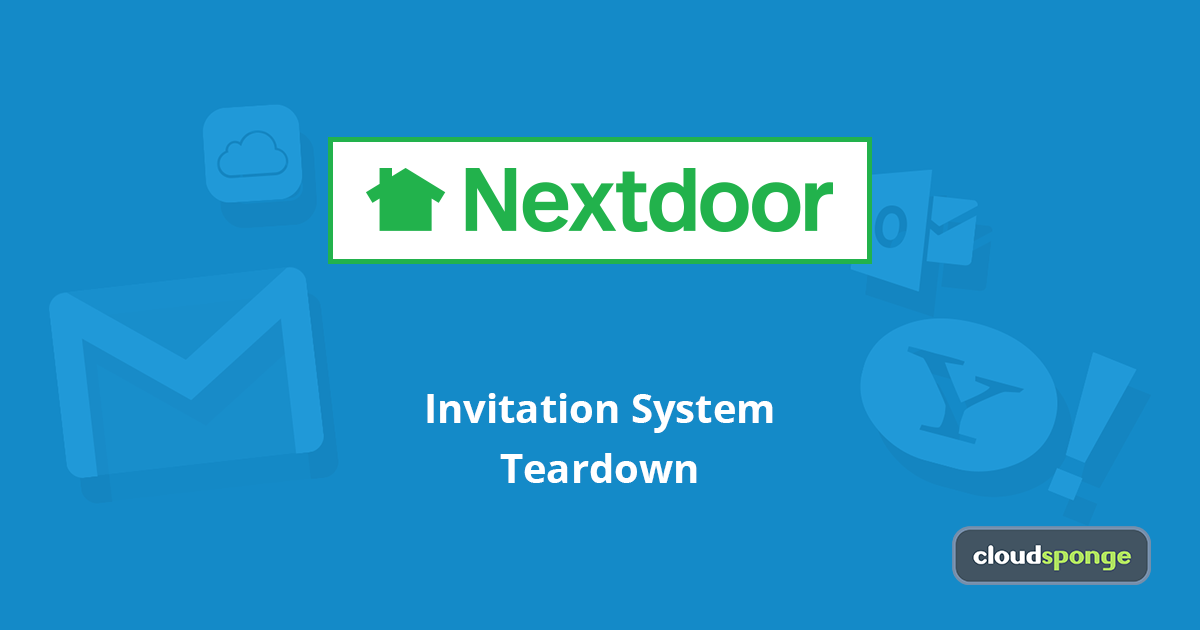 The Complete Teardown Of Nextdoor S Invitation Experience Cloudsponge