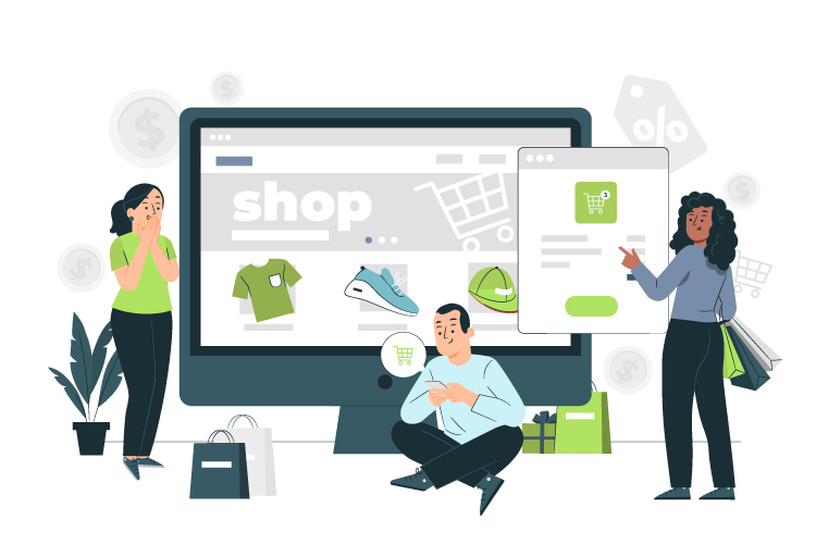 ecommerce sale illustration